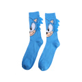 Chaussettes pour hommes en coton drôle de bande dessinée animal jacquard chaussettes nouveauté cadeau chaussettes en gros